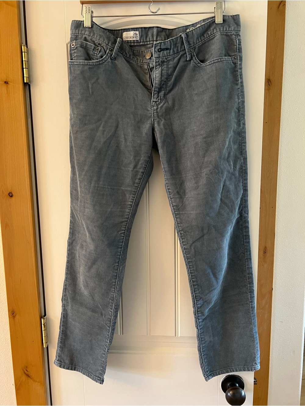 GAP Blue Grey Corduroy Jeans - Sexy Boyfriend